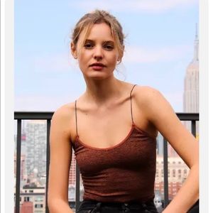 Free People skinny strap brami size M/L